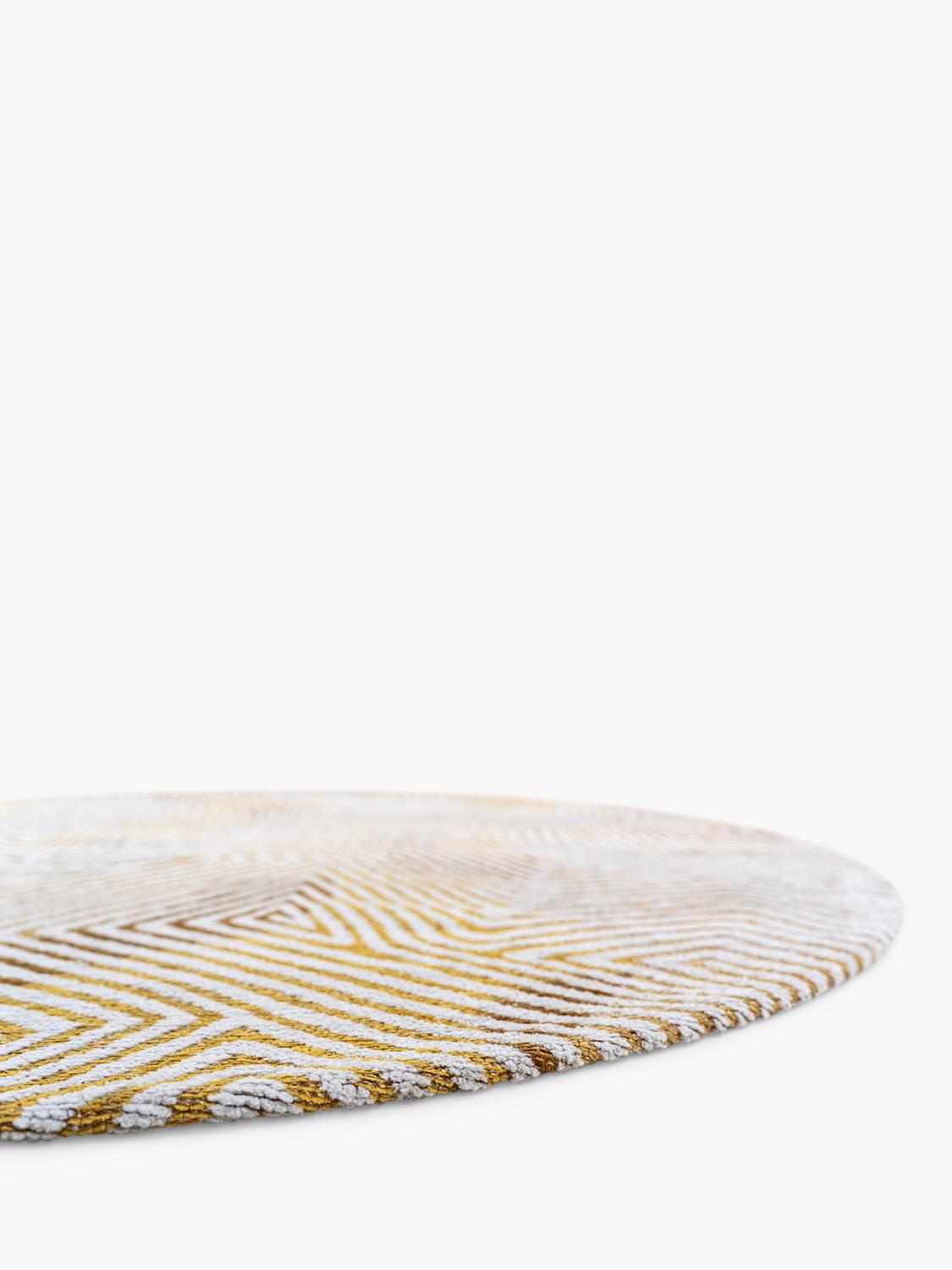 Louis De Poortere Coral Round Rug Yellow Hippy (British brand)