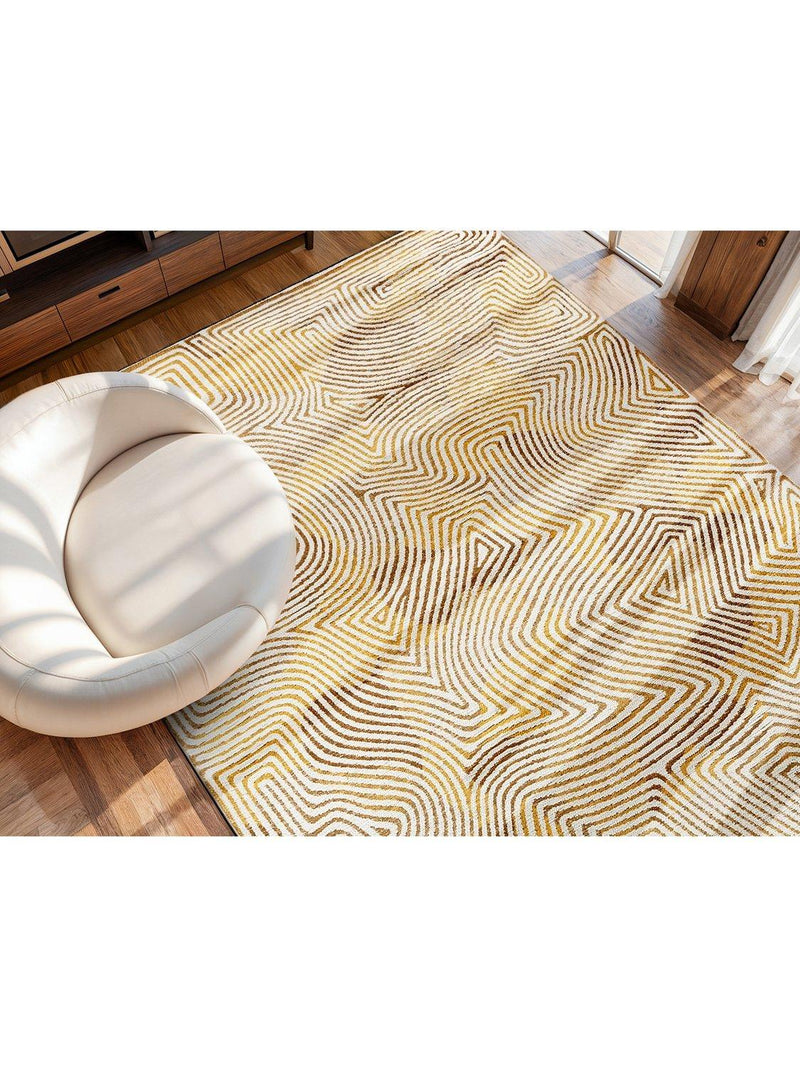Louis De Poortere Coral rug Yellow Hippy 200x140 cm (British brand)