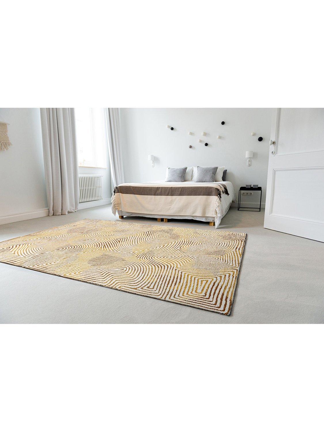 Louis De Poortere Coral rug Yellow Hippy 200x140 cm (British brand)