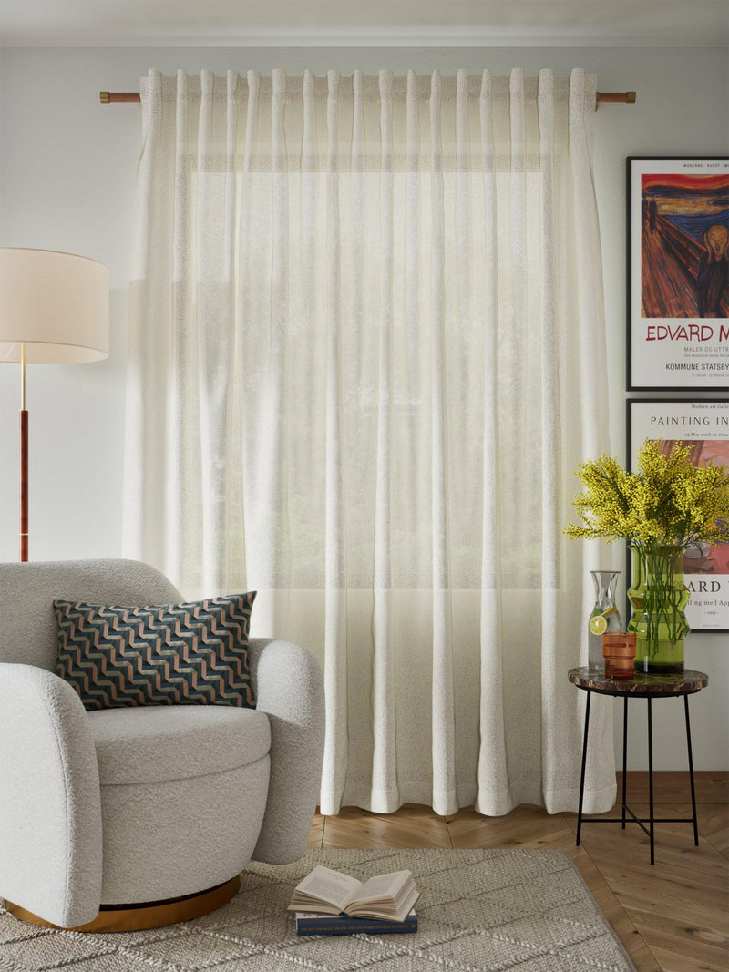 John Lewis boucle voile panel marshmallow, UK version