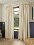 John Lewis Padstow stripe cotton lined curtains 117x137cm (British brand)