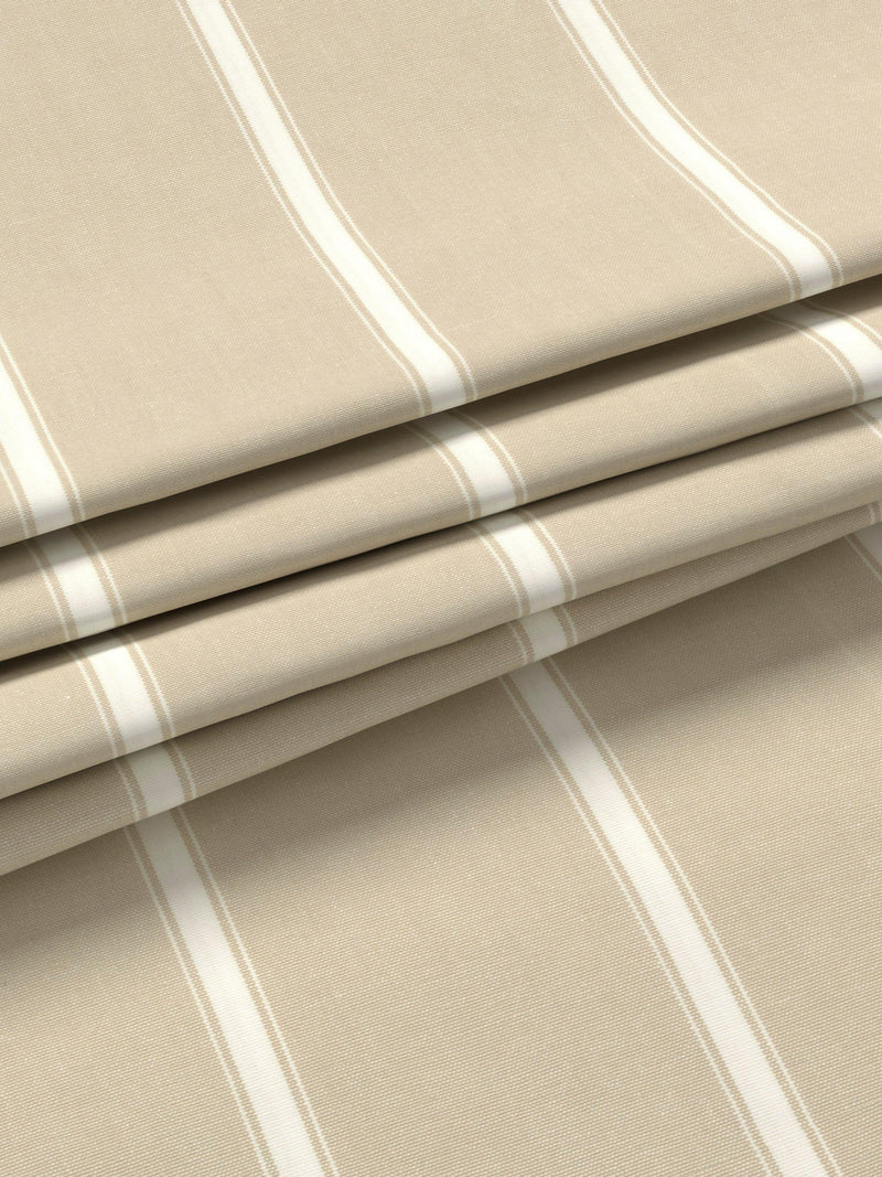 John Lewis Padstow stripe cotton lined curtains 117x137cm (British brand)