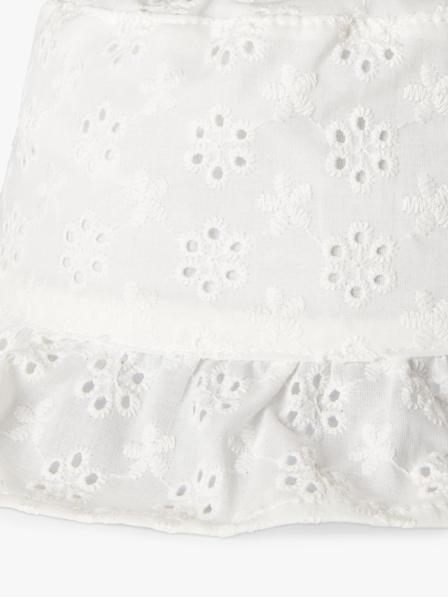 Benetton kids sun hat Optical White - British product