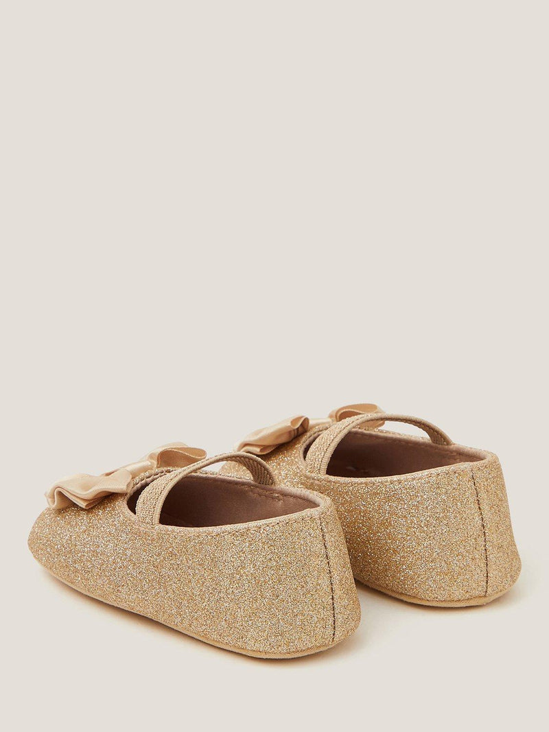 Monsoon baby glitter bootie and headband set (British brand)