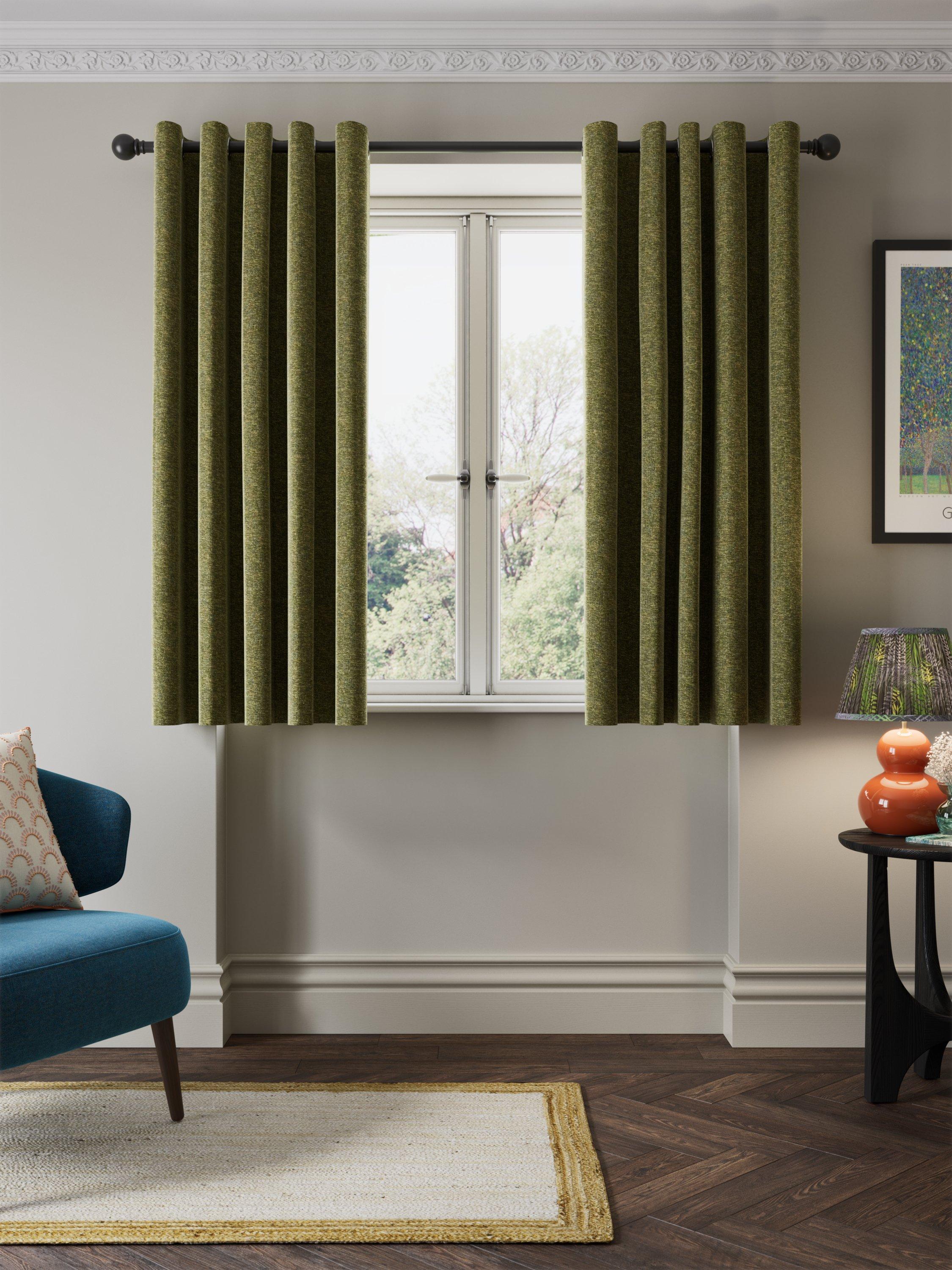 John Lewis velvet chenille curtains - British product