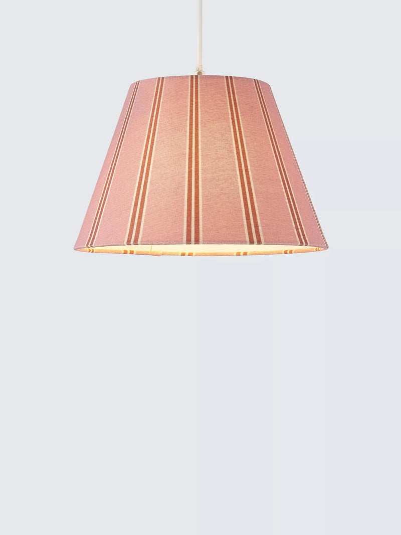 John Lewis Ambleside Stripe Tapered Lampshade H16.5 x Dia.25 cm