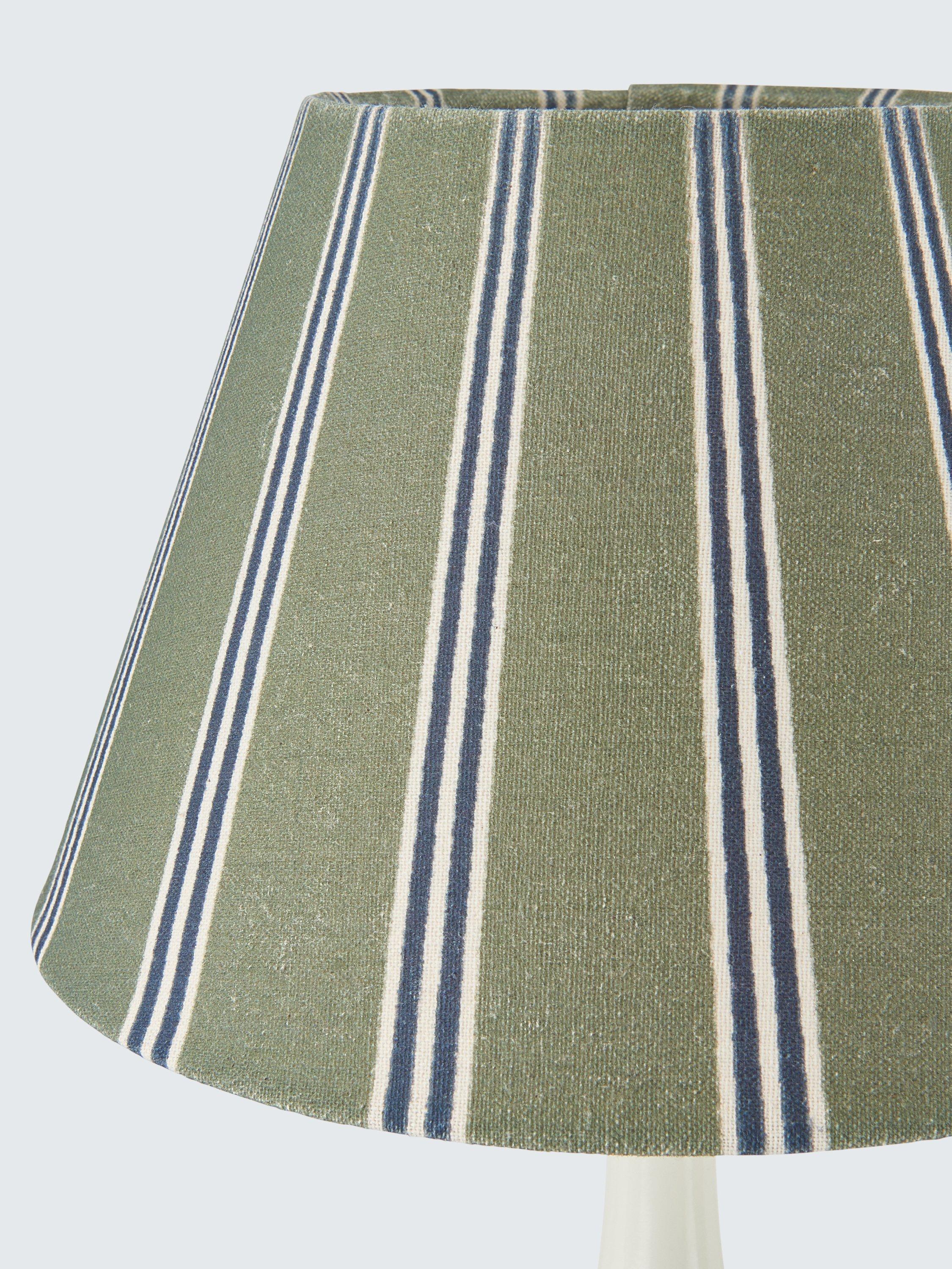 John Lewis Ambleside tapered lampshade with stripes - British product