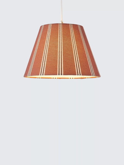 John Lewis John Lewis Ambleside Stripe Tapered Lampshade H16.5 x Dia.25 cm- Buy online at McGrocer