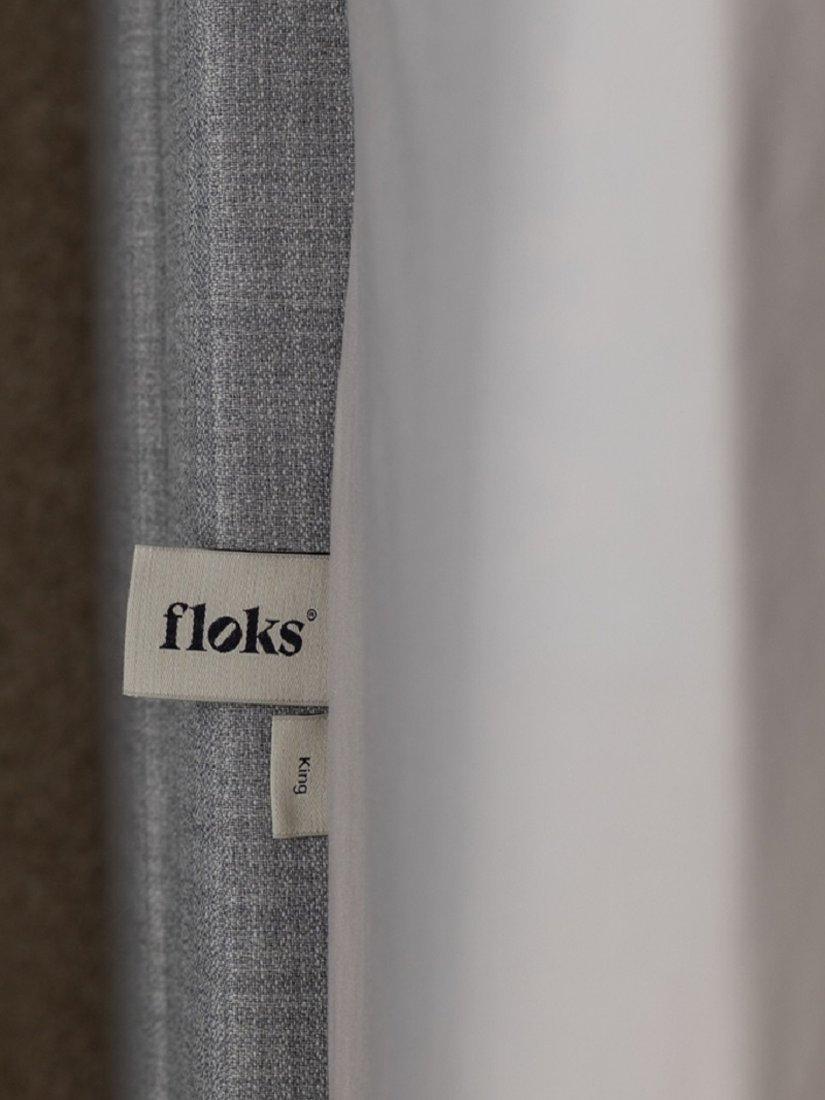 Floks organic cotton fitted sheet double size (British brand)