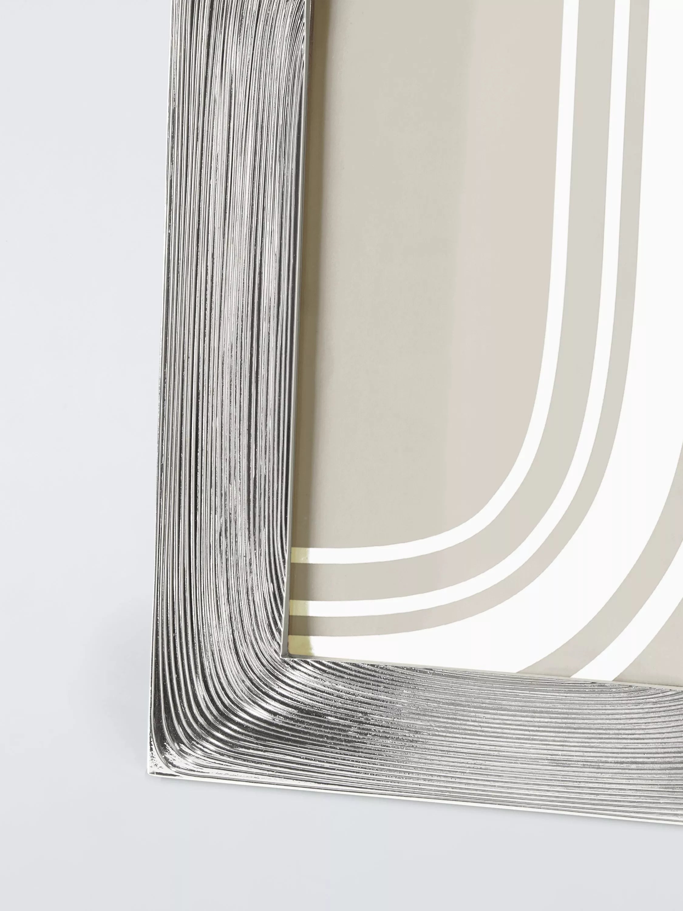 John Lewis wave photo frame silver (British brand)