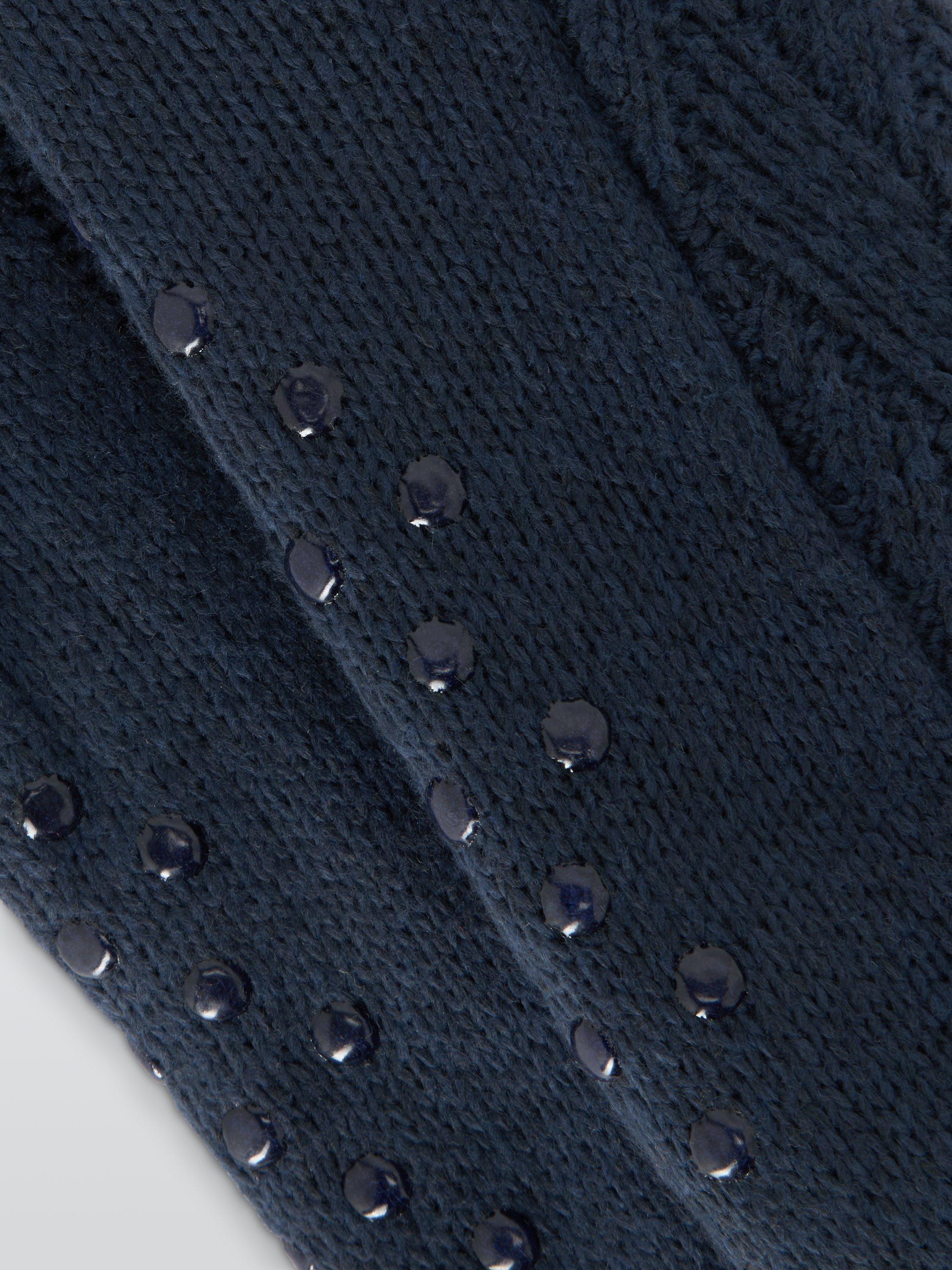John Lewis fleece lounge socks Navy - British product