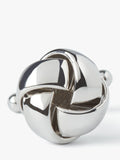 Simon Carter knot cufflinks grey silver (British brand)