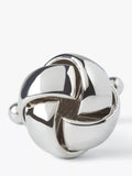 Simon Carter knot cufflinks grey silver (British brand)