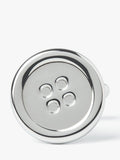 Simon Carter button cufflinks grey silver - British product