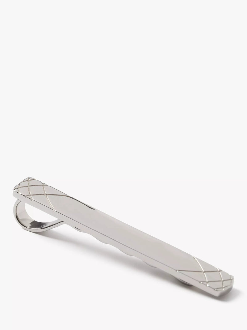 Simon Carter sterling silver embossed tie slide, UK version