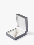 Simon Carter sterling silver embossed tie slide, UK version
