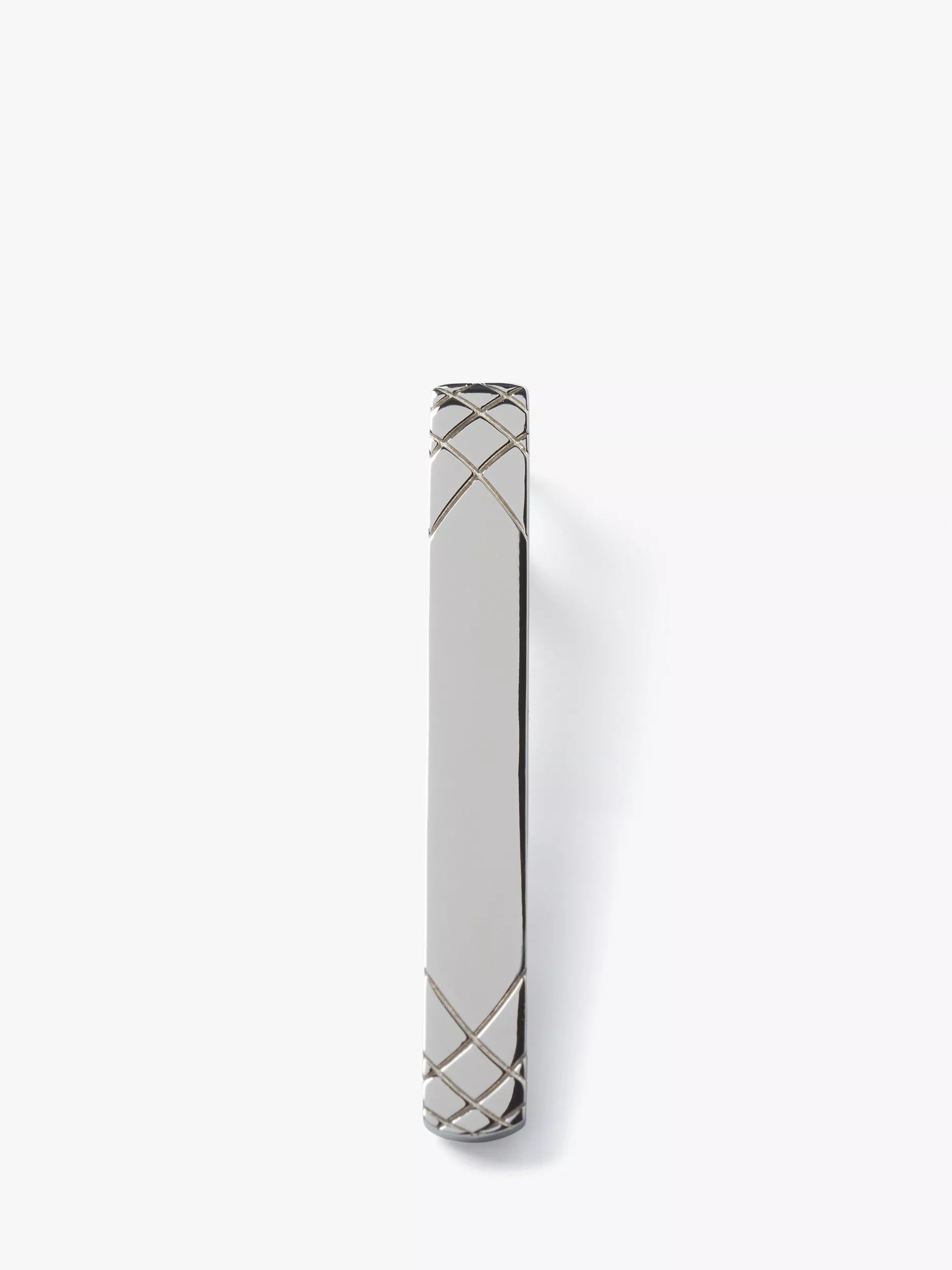 Simon Carter sterling silver embossed tie slide, UK version