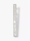 Simon Carter mother of pearl tie slide in white natural - British product