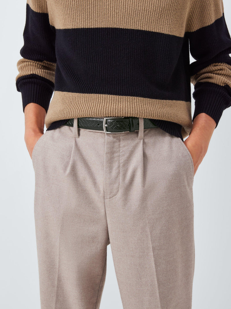 John Lewis leather belt textured finish, imported from the UK