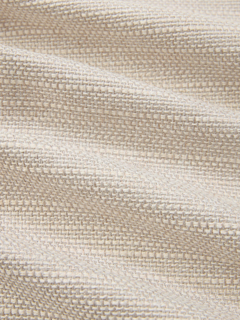 John Lewis tonal yarn pencil pleat curtains 137cm drop (British brand)