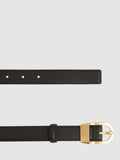 Reiss leather belt black buckle 75.5cm, UK version