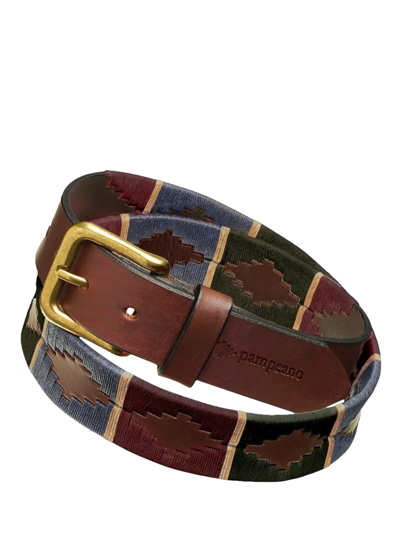 Pampeano Otono brown leather belt, UK version
