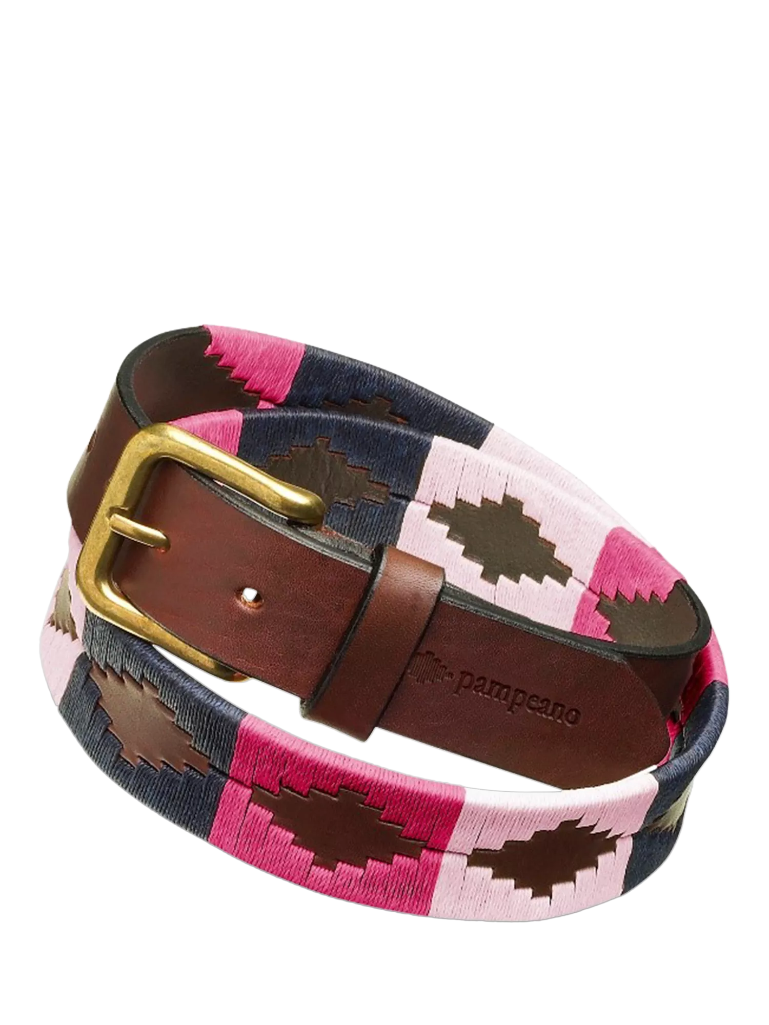 Pampeano Petalo Leather Belt Pink - British product