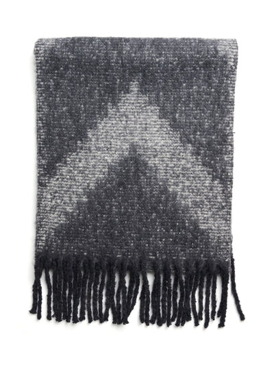 John Lewis KAFFE Vinja Geometric Scarf, Black/Multi- Buy online at McGrocer