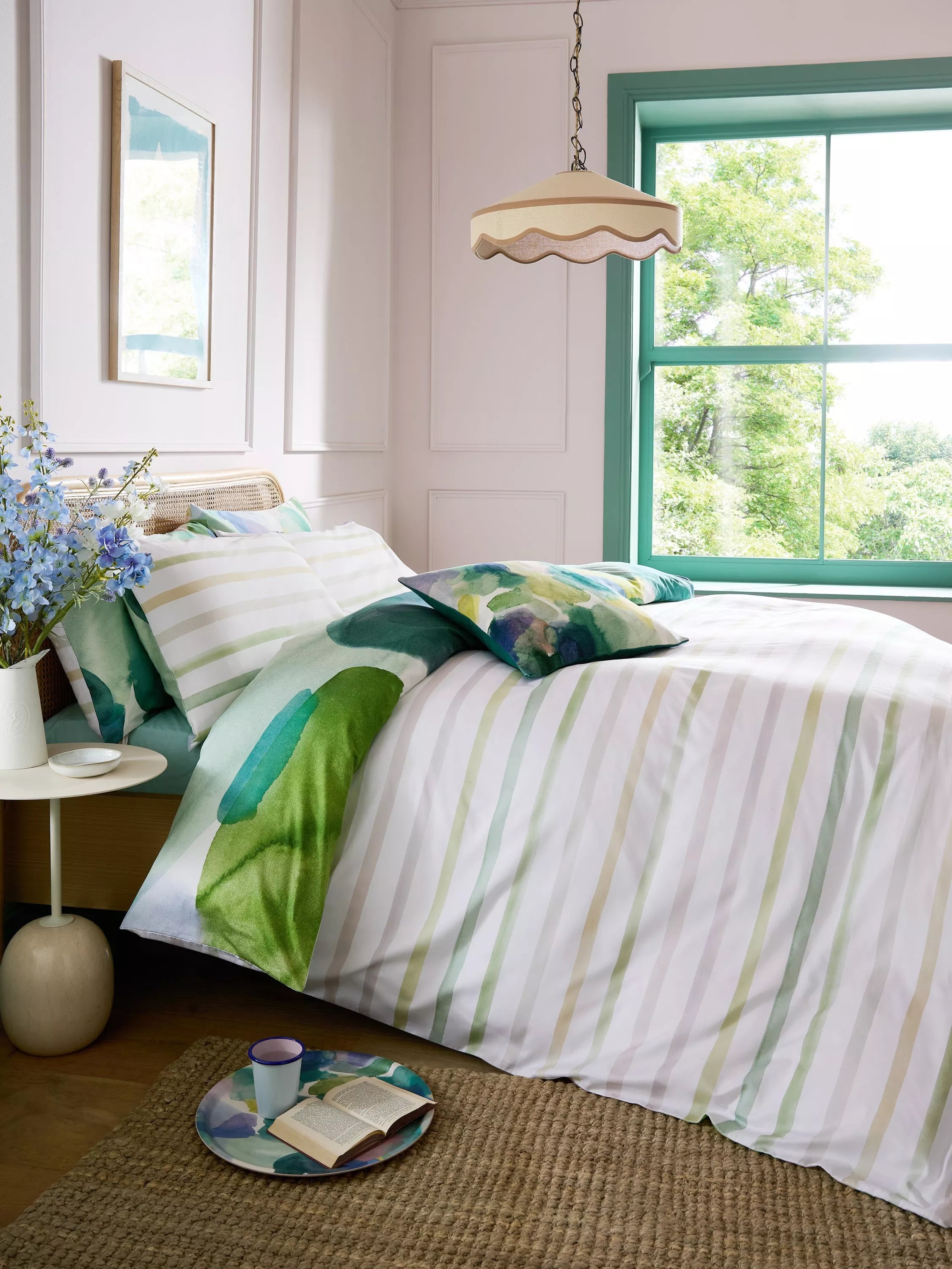 bluebellgray Lochaber double duvet cover set, imported from the UK