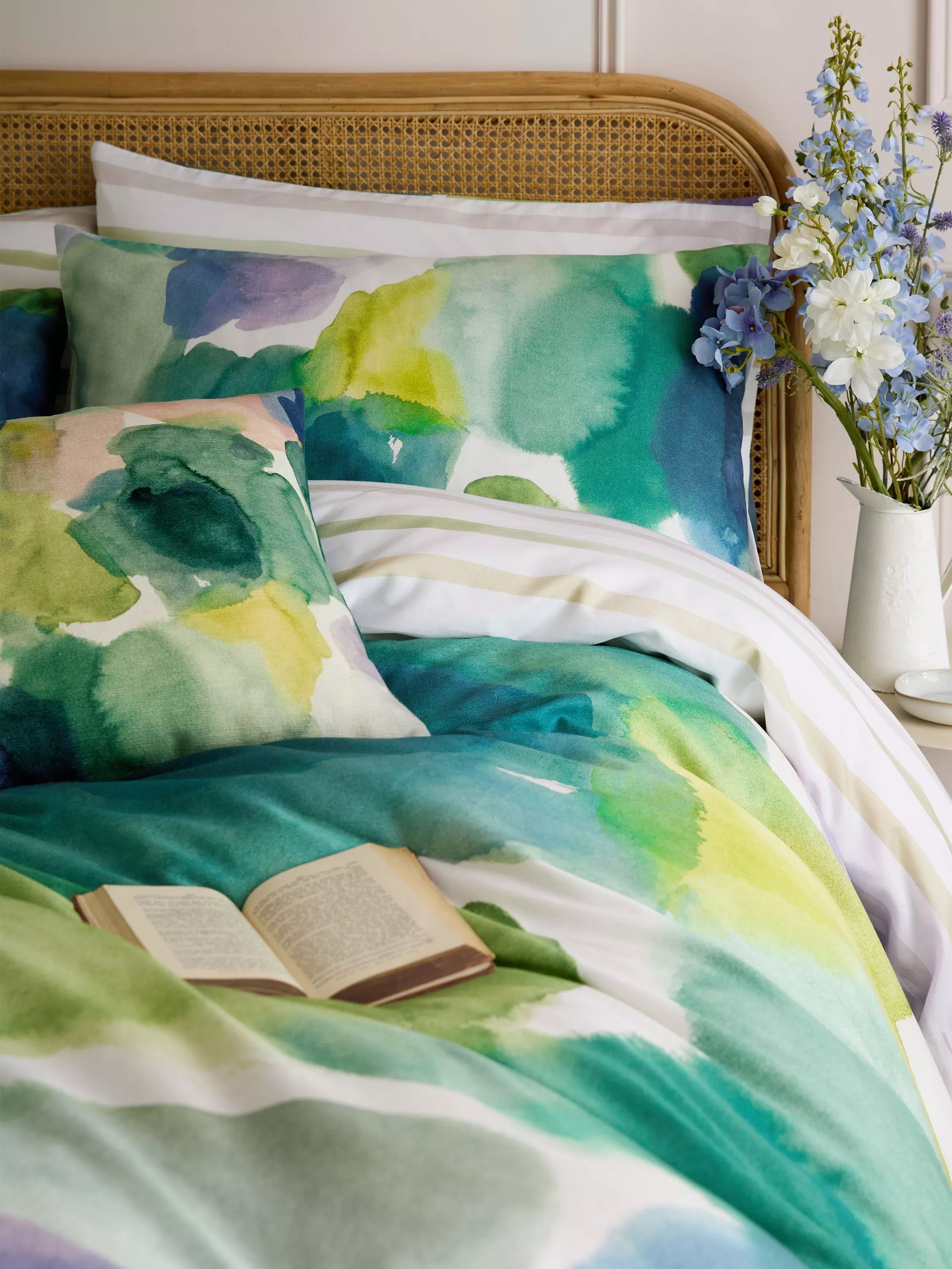 bluebellgray Lochaber double duvet cover set, imported from the UK