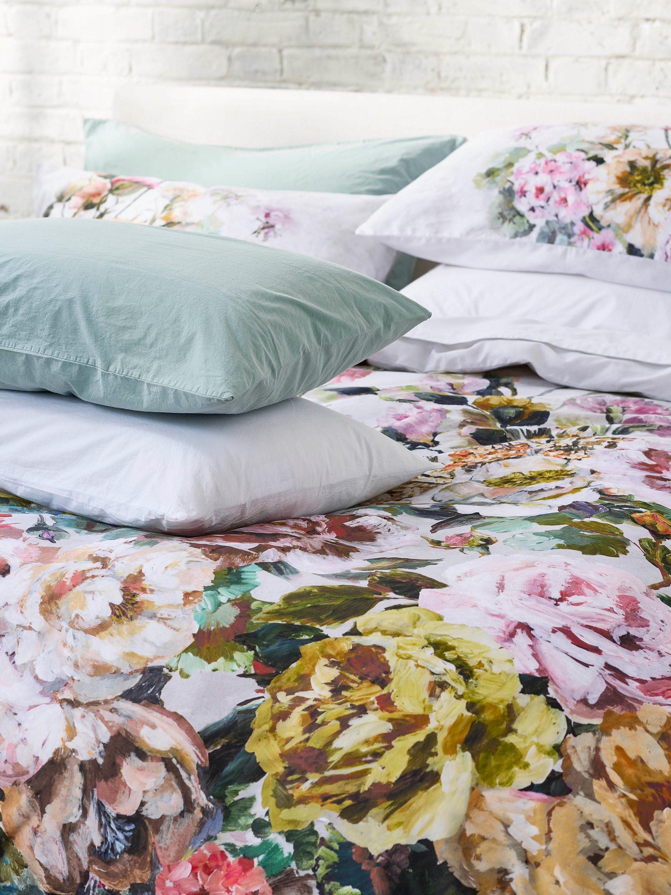 Designers Guild Grandiflora floral double bedding - British product