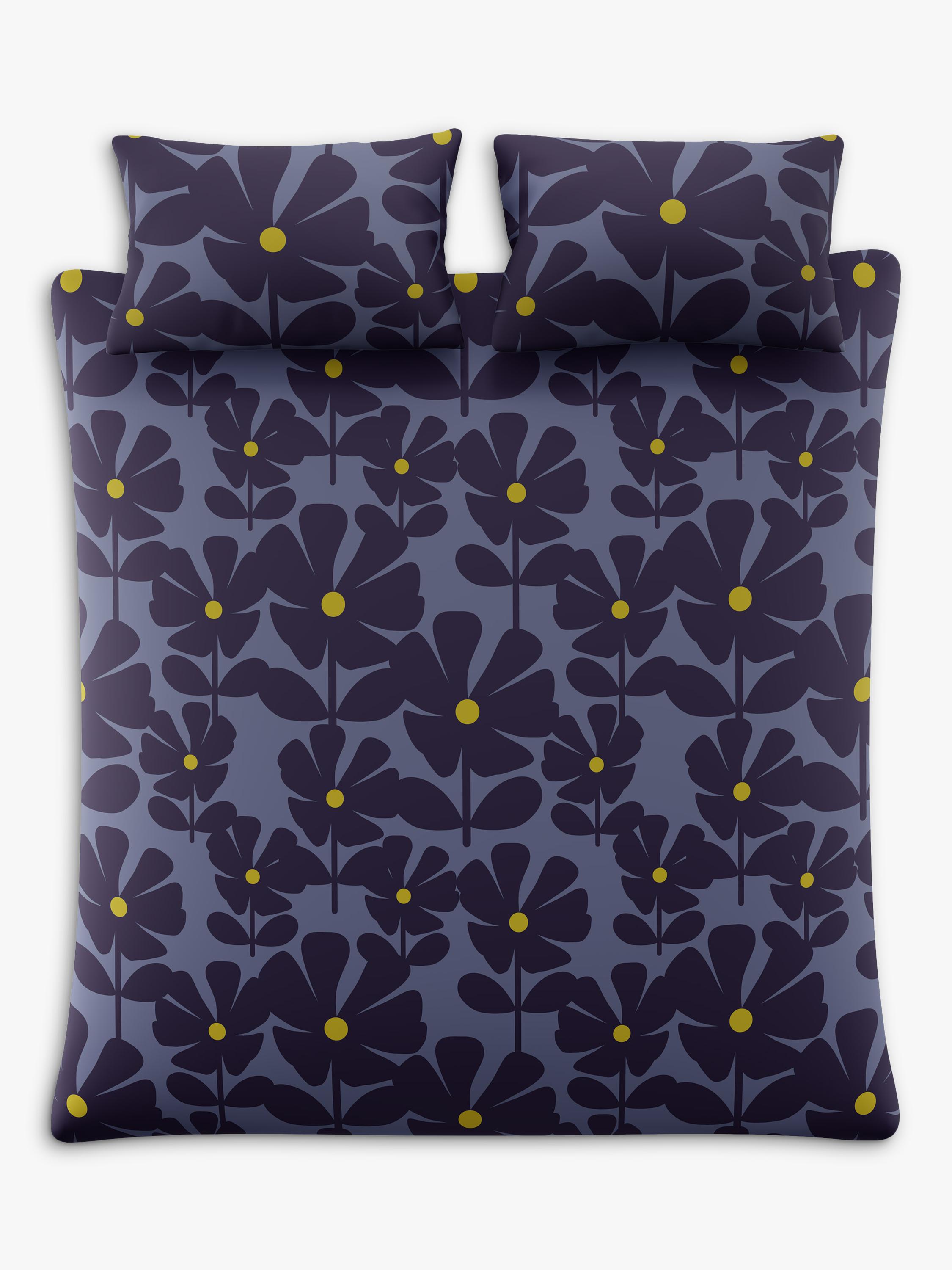 Orla Kiely Wildflower duvet cover set with abstract floral pattern, imported from the UK