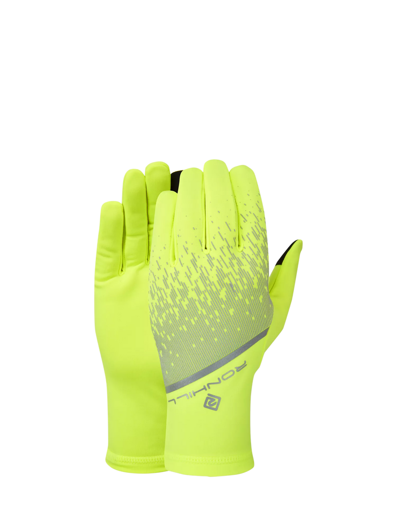 Ronhill reflective gloves yellow, UK version