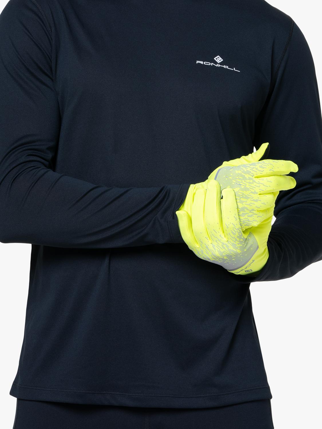 Ronhill reflective gloves yellow, UK version