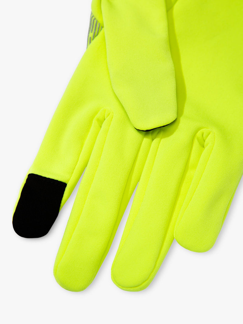 Ronhill reflective gloves yellow, UK version