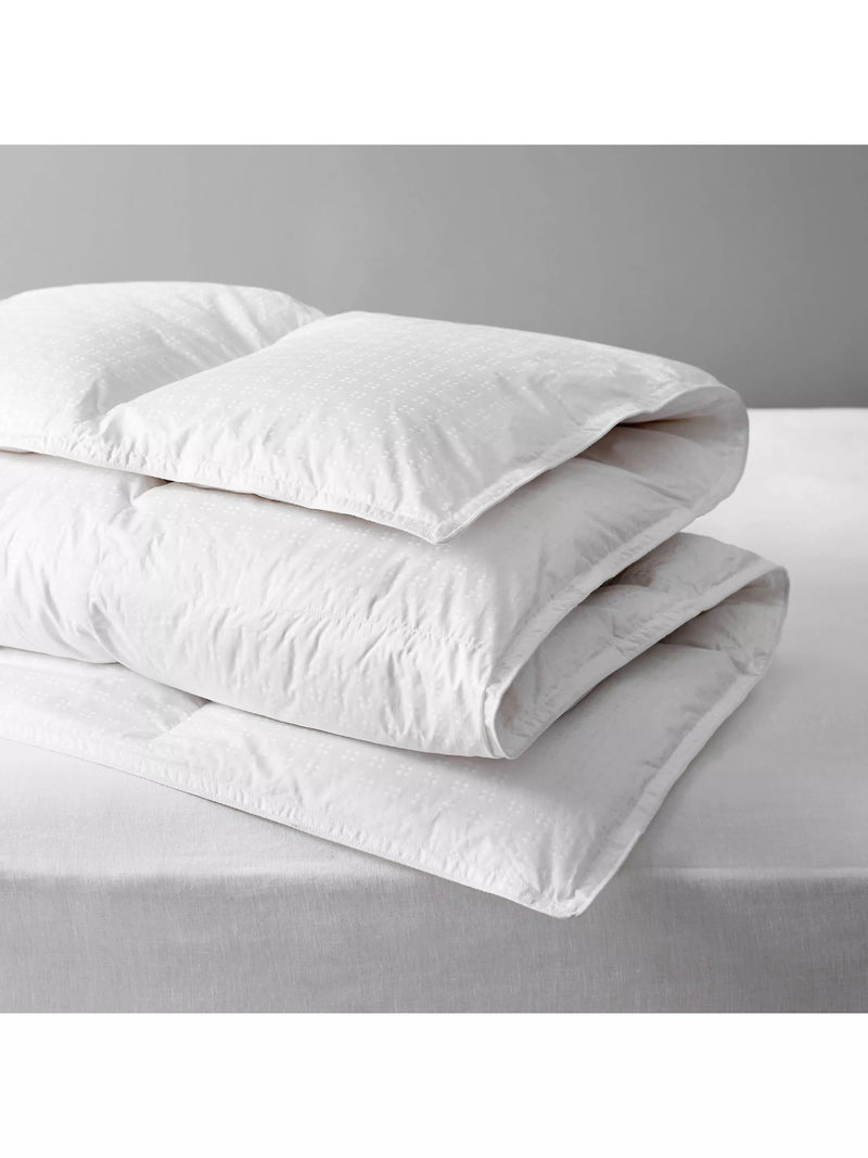 John Lewis Natural Collection Supreme Goose Down Duvet, 7 Tog, White, Single