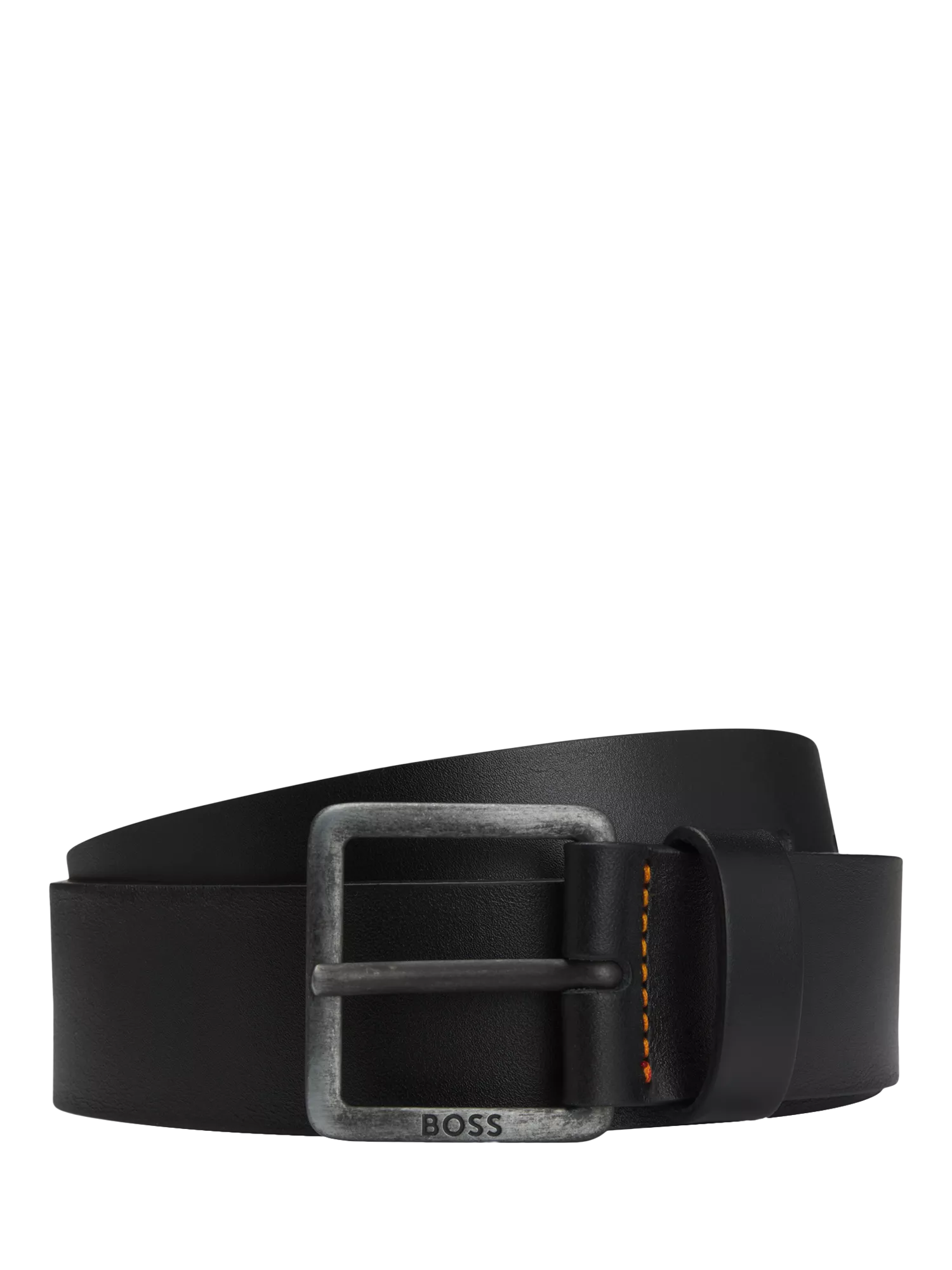 HUGO BOSS black leather belt (British brand)