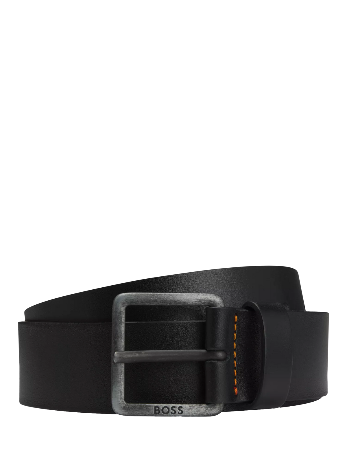 HUGO BOSS black leather belt (British brand)