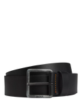 HUGO BOSS black leather belt (British brand)