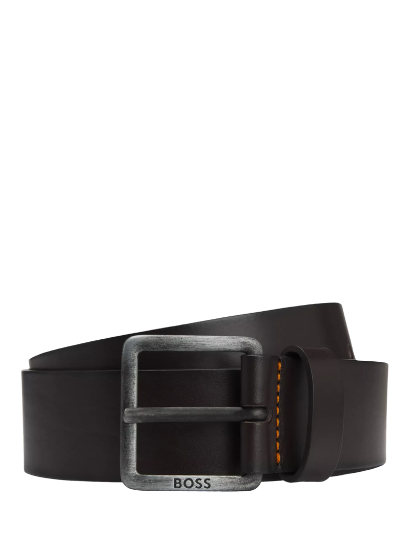 HUGO BOSS BOSS Jeeko Leather Belt, Black