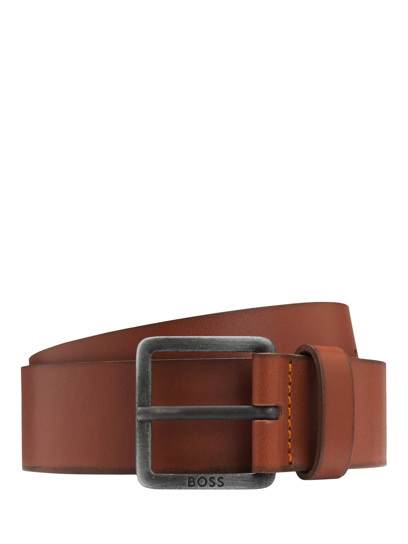 HUGO BOSS BOSS Jeeko Leather Belt, Black