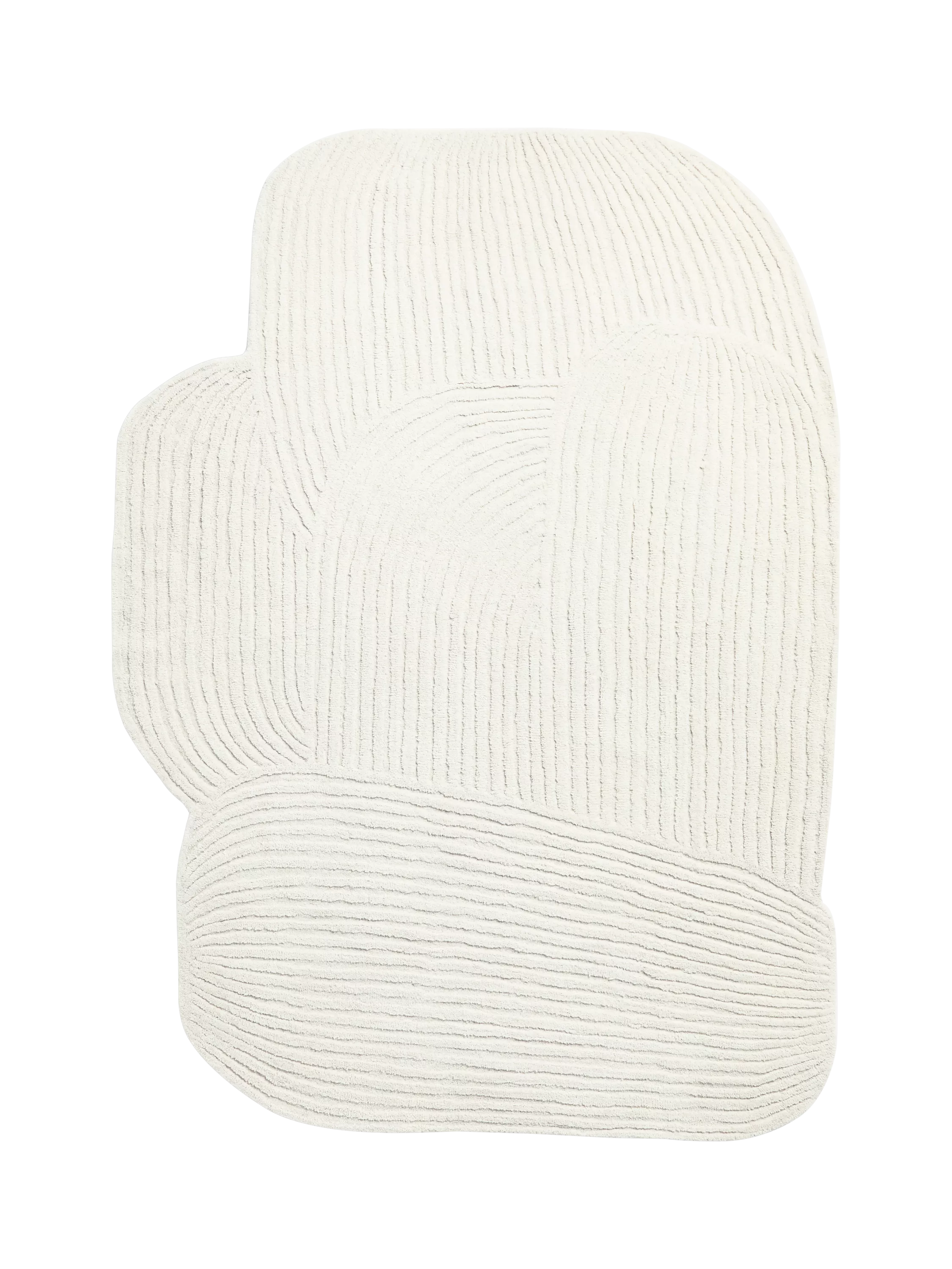 MADE Casey pure wool rug white 230x160cm (British brand)