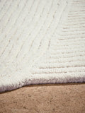 MADE Casey pure wool rug white 230x160cm (British brand)