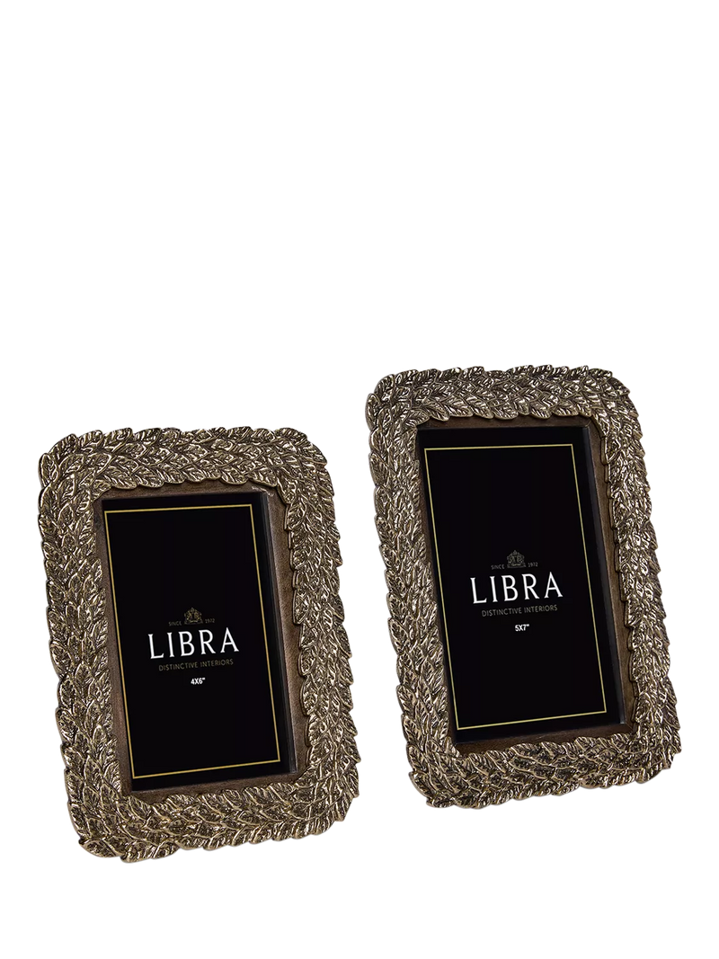 Libra Interiors Seasons Leaf photo frame 21x16.5cm - British product