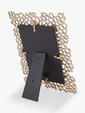 Libra Interiors Miel honeycomb photo frame gold 4x6 inch - British product