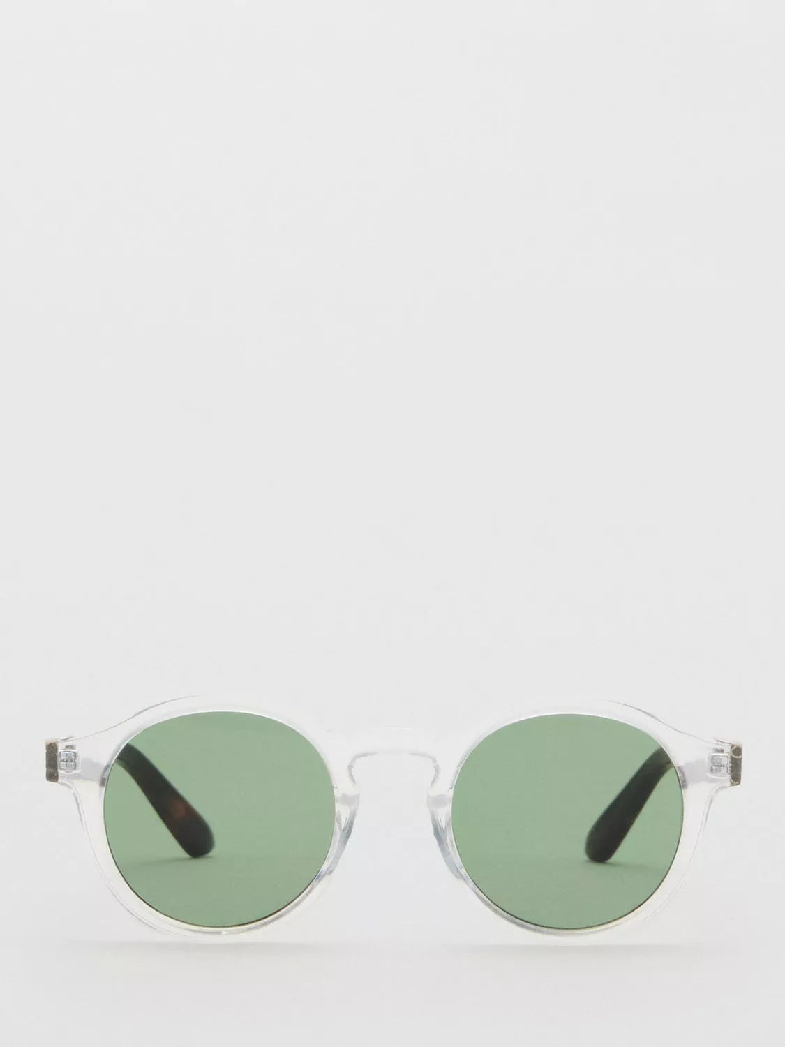 Mango Justin Sunglasses, Clear, One Size