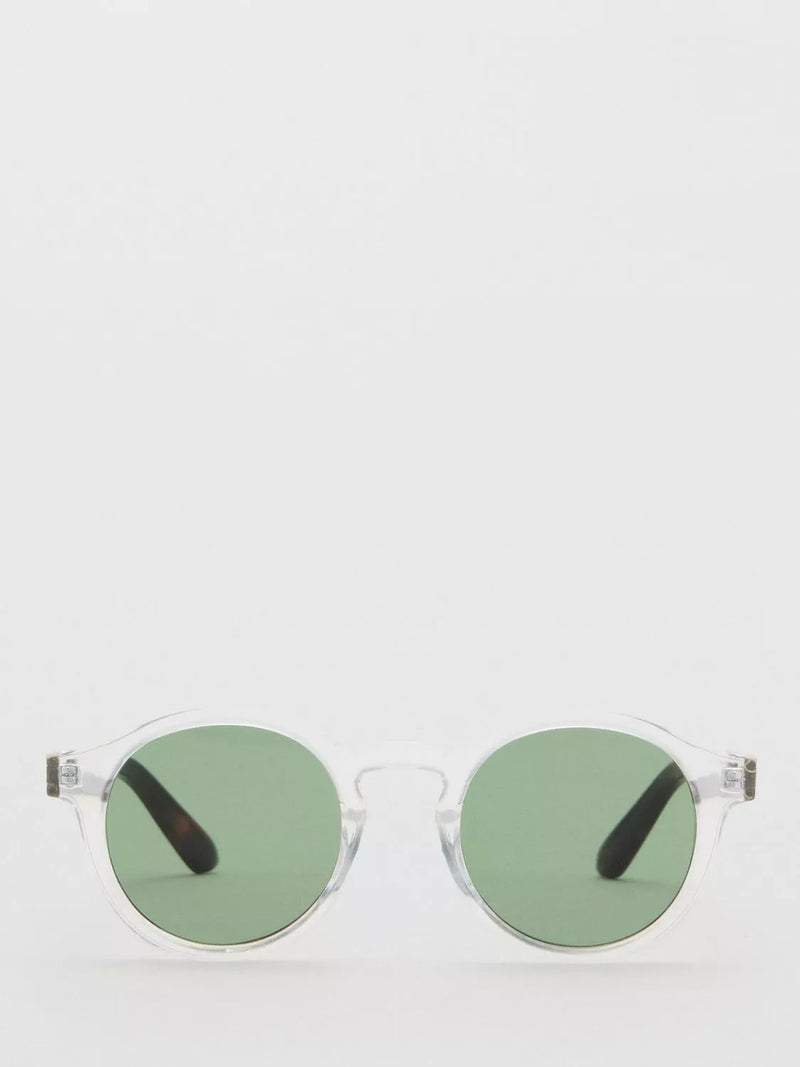Mango Justin Sunglasses, Clear, One Size