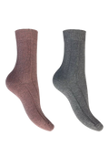 Charnos Cosy Bamboo Mix Ankle Socks Pack of 2