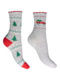 Charnos Christmas tree car socks pack of 2 - British product