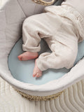 Bedfolk moses basket fitted sheet 300TC, imported from the UK